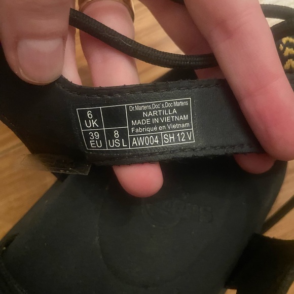 Dr. Martens NARTILLA WOMEN'S LEATHER GLADIATOR SANDALS - Picture 4 of 4